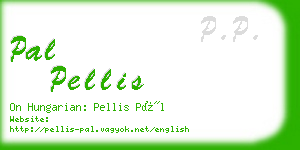 pal pellis business card